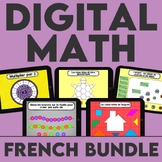 Digital Math Centres FRENCH BUNDLE - Google™ and PPT - Dig
