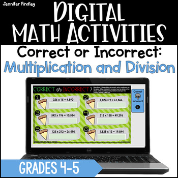 Preview of Digital Math Activities - Multiplication & Division - Google Slides