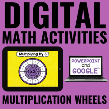 Preview of Digital Math Activities | Multiplication Facts | Google™ & PowerPoint