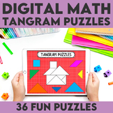 Tangram Puzzles - No Prep Digital Math Activities - Geomet