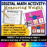 Digital Math Resource MEASURING WEIGHT . Self Checking & S