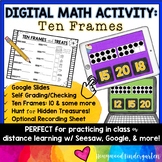Digital Resource : Math TEN FRAMES . Teen Numbers . Self C