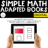 Digital Math Adapted Books for Special Ed: Set 1 (Interact