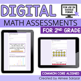 Digital Math Assessments for Second Grade / Distance Learning