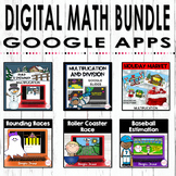 Digital Math Centers BUNDLE - Basic Operations and Place V