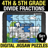 Digital Math Centers | Dividing Fractions Digital Jigsaw P