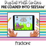 Digital Math Centers | Fractions | For Seesaw