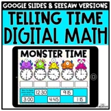Digital Math Centers for Telling Time to the Quarter Hour 