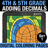 Digital Math Coloring Pages: Adding Decimals | Digital Mat