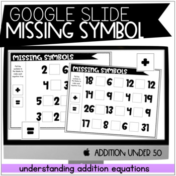 Preview of Digital Addition Activity//Balancing Equations//Google Slides//DISTANCE LEARNING
