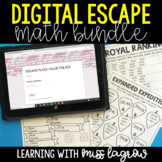Digital Math Escape Activities: Bundle