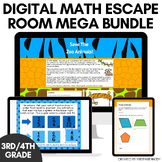 Digital Math Escape Room Bundle
