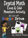 Digital Math - Even and Odd Monsters Activity - Distance L
