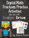 Digital Math Fractions Practice - Distance Learning - Goog