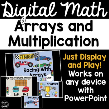 Preview of Digital Math Game -Arrays & Multiplication 3.OA.1