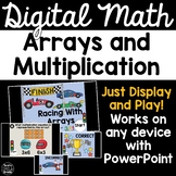 Digital Math Game -Arrays & Multiplication 3.OA.1