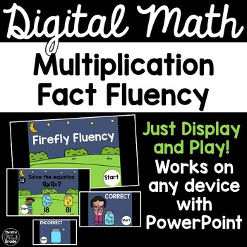 Preview of Digital Math Game -Multiplication Fact Fluency 3.OA.7