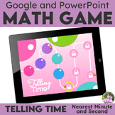 Digital Math Game | Telling Time to Nearest Minute and Sec