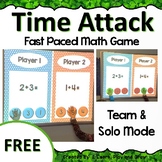 Digital Math Game Time Attack FREEBIE Addition Play On Any