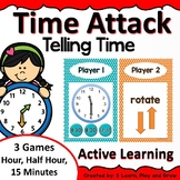 Digital Math Game Time Attack Telling Time