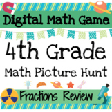 Digital Math Games: 4th Grade Math Fractions Review *Pictu