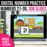 Digital Math Games  Activities Google Slides 300 21-30 Sum