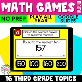 NO PREP Digital Math Games for 3rd Grade