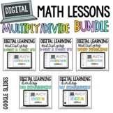 Digital Math Lessons w/ Videos & Practice Questions- Multi