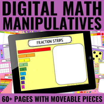 Preview of Digital Math Manipulatives - Virtual Manipulatives for Google™ and PowerPoint