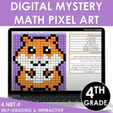 Digital Math Pixel Art | Mystery Picture 4th Grade Additio
