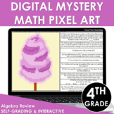 Digital Math Pixel Art Mystery Picture 4th Grade Algebra R
