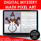 Christmas Activities Math Pixel Art Interpreting Remainder