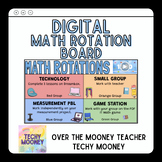 Digital Math Rotation Board with Visual Timers