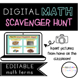 Digital Math Scavenger Hunt