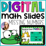 Digital Math Slides - Hundred Chart Puzzles - St. Patrick's Day