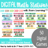 Digital Math Centers Bundle for Back to School l Task Card