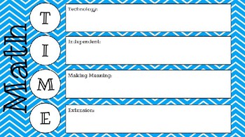 Preview of Digital Math TIME Rotation Board