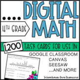 Digital Math Task Card Collection - 4th Grade