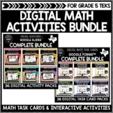 Digital Math Task Cards and Math Activities | MEGA Math Bundle