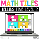 Digital Math Tiles: Telling Time Boom Cards™ {Quarter Hour