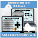 Digital Math Tool | Add subtract by 1s and 10s | 10 more 1
