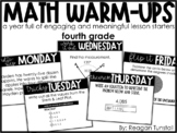 Math Warm-Ups | Number Talks 4th Grade Digital