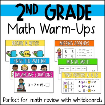 Preview of Digital Math Warm-Ups Second Grade
