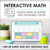 Digital Math for 1.NBT.2B - Teen Numbers 11 to 19 (Slides 