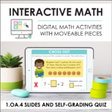 Digital Math for 1.OA.4 - Subtraction Unknown Addend (Slid