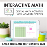 Digital Math for 3.MD.5 - Area Concepts (Slides + Self-Gra