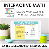 Digital Math for 5.NBT.5 - Fluently Multiply (Slides + Sel