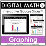 Digital Math for Kindergarten - Graphing (Google Slides™)