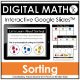 Digital Math for Kindergarten - Sorting (Google Slides™)