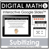 Digital Math for Kindergarten - Subitizing (Google Slides™)